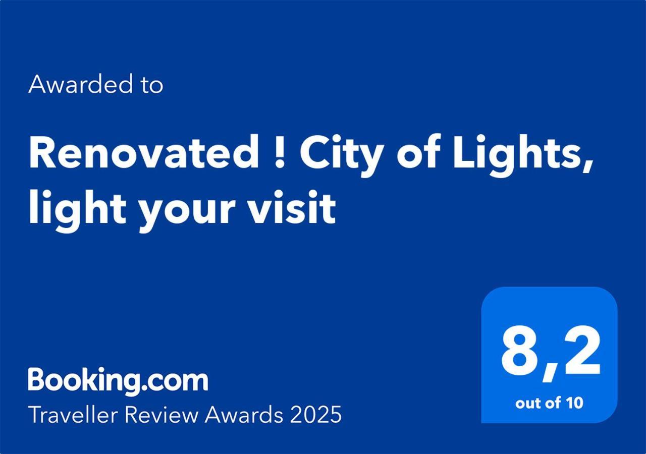 Renovated ! City Of Lights, Light Your Visit Parijs Buitenkant foto